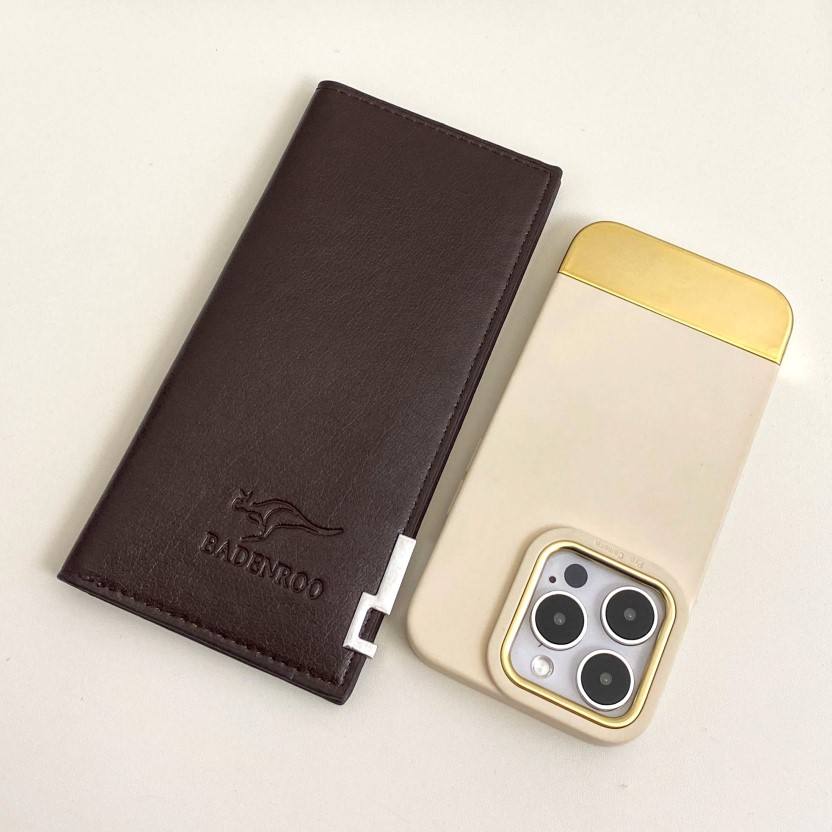 Slim & Light Weight Leather Long Wallet For Men