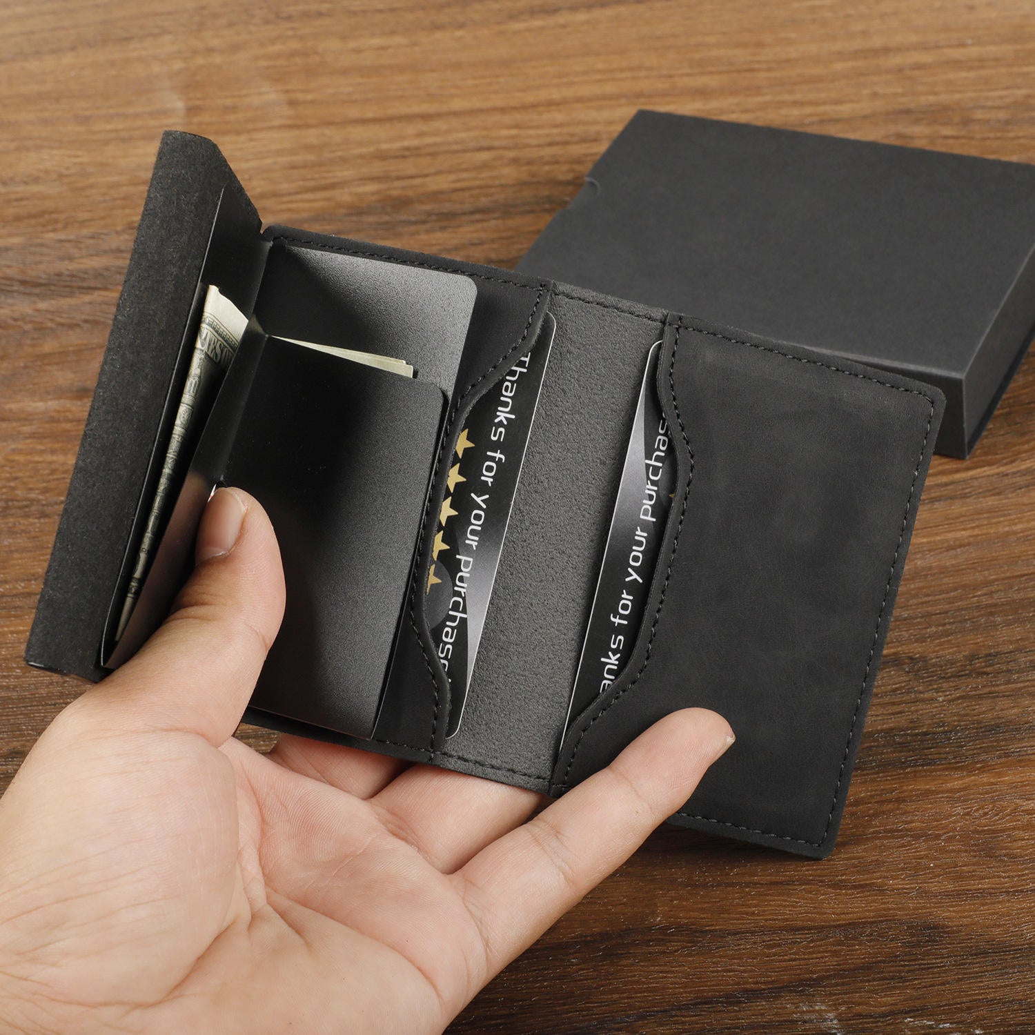 RFID Pop Up Wallet With Air Tag